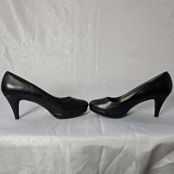BANDOLINO Women Black Size 6.5M Shoes Heels Pumps 2.75 Inch Heel Business - Picture 3 of 5